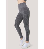 GIGOTTO Kadın Seamless Yüksek Bel Spor Tayt (Grimelanj)