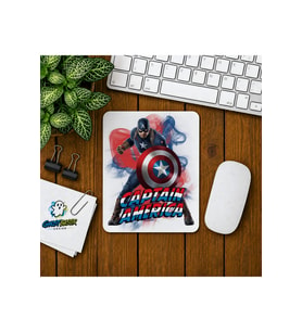 Kaptan Amerika Baskılı Oyuncu Mousepad 0111
