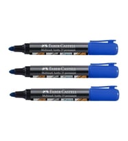 Faber Castell Multimark Jumbo 23 Permanent Mavi 3lü