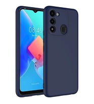 Coverzone Tecno Spark 8C ?le Uyumlu K?l?f Z-Mara Lansman Vieri Tam Koruma Arka Kapak Kamera Koruma �?k?nt?l? P�r�zs�z Y�zey Lacivert