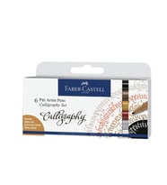 Faber Castell Pitt Kaligrafi Kalem Seti 6'lı 167506 
