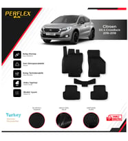Cıtroen Ds4 Crossback 2016-2018 3D Havuzlu Paspas (Siyah - Beyaz)