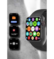 Akıllı Saat 44Mm Çelik Kasa, Oled Ekran Gelişmiş Takibi