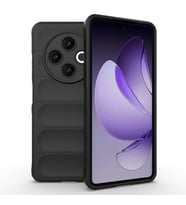 Tecno Spark 30 4G Kılıf Elde Tutma Kolaylıkla Kaydırmaz Kenar Line Dizayn Optiet (Siyah)