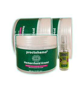 Proctohemo Krem 100 ml x 3 adet + Çörek Otu Yağı 30 ml