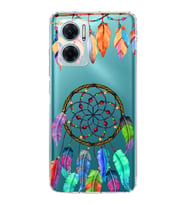 PrintiFy Xiaomi Redmi Note 11E ile Uyumlu 1mm Slim Fit Nazar Boncuğu 6 Baskılı Şeffaf  Kılıf