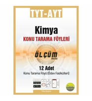 Pano Yayınları Tyt-Ayt Kimya Konu Tarama Föyleri