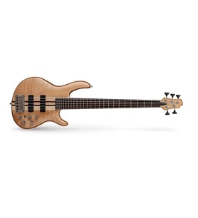 Cort A5PLUS FMMH OPN Artisan Serisi 5 Telli Bas Gitar (Profesyonel)  Bartolini MK-1 Manyetikler, Neck-Through Sap ve Open Pore Natürel Maun Bitiş