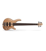 Cort A5PLUS FMMH OPN Artisan Serisi 5 Telli Bas Gitar (Profesyonel)  Bartolini MK-1 Manyetikler, Neck-Through Sap ve Open Pore Natürel Maun Bitiş
