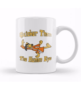 Quicker Than The Human Eye Hong Kong Phooey Kupa Bardak Porselen