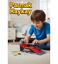 Premium Parmak Kaykay Parkurlu ve Sök Tak Aksesuarlı 3+ Yaş
