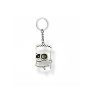 Bart Simpson Figürlü Unisex Metal Anahtarlık – Renkli ve Eğlenceli Pop Kültür Aksesuarı