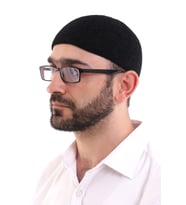 Kışlık Kadife Takke Düz Desen - Siyah (Karışık)