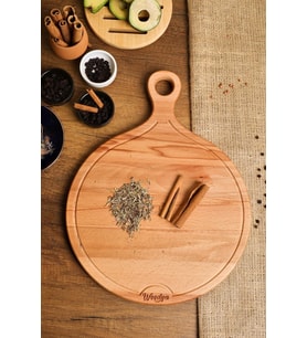 Ahşap Kesme Tahtası - Ahşap Sunum Tahtası - Ahşap Servis Tahtası - Anneler Günü Hediyesi 38x29 Cm