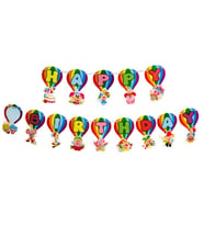Palyaço Temalı Banner Happy Birthday Banner Yazısı Doğum Günü Süs-