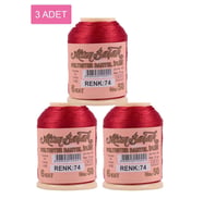 3 Adet Altınbaşak Oya ve Dantel İpi 20 gr - Royaleks - No: 074