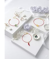 925 Ayar Gümüş Papatya Silver Altın İşçilik Şans Kök Makrome Bileklik Çeşitleri.rose.gold.rodaj