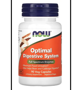 NOW Foods, Optimal Digestive System, 90 Veg Capsul.Usa Menşei.OZELSPORCUGIDALARIN'DAN (Renksiz)