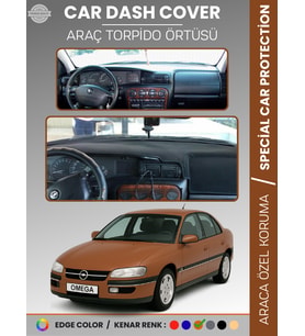 OPEL OMEGA (1993-2003) Torpido Örtüsü Ön Göğüs Torpido Koruma Birebir Uyum Kaymaz Özel Kesim