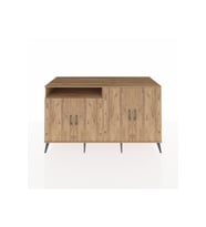 Kronos Konsol 4 Raflı 4 Kapaklı 176x59x99 Çam-Çam