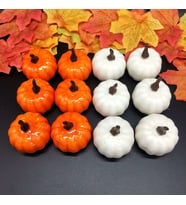Halloween Cadılar Bayramı Karışık Mini Balkabağı 5X4 cm 6 Adet