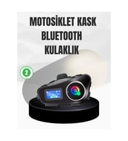 Su Geçirmez Bluetooth 5.3 Kask Kulaklığı 1000mAh Bataryalı