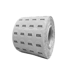 Örenler Plastik 10 Çap Beden Etiketi (5.000'li Rulo) 3XL