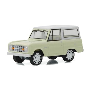 Greenlight  One Wild Horse 1966 Ford Bronco 50 Anniversary Edition 1/64 Model Araba 