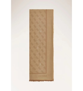 Guess Jakarlı 70x180 Kadın Bej Şal AW5529VIS03-BEI