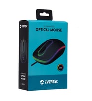 Everest Sm 166 Usb Siyah Işıklı Optik Mouse