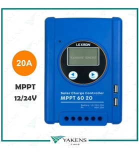 20A Amper Mppt Solar Şarj Cihazı 12/24V Mppt Regülatör Lexron