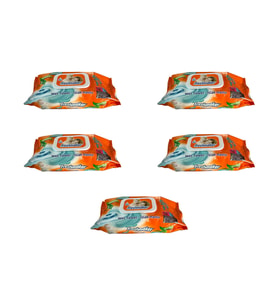 Freshmaker Islak Havlu Mendil - Alkolsüz - pH Dengelenmiş - Çiçeksi Kokular - 90 Adetlik 5 Paket