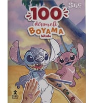 Disney Stitch 100 Dövmeli Boyama Kitabı