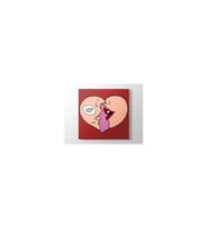 DBSanatevi Roy Lichtenstein - I Love You Tablo 70 X 70 Cm