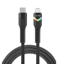 ZR536 Type-C To Lightning 27W Ledli Pd Kablo 1 M