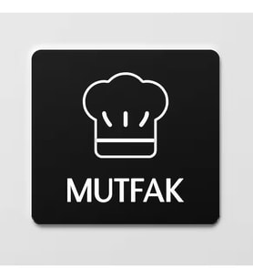 Mutfak Kapı Levhası Ofis Yönlendirme Kapı İsimlik Mutfak Tabela