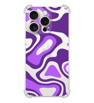 PrintiFy Apple iPhone 15 Pro(Kamera Korumalı) Uyumlu Köşe Korumalı Renkli Desen Kılıf