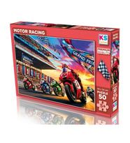 Ks Games Puzzle Motor Racing 50 Parça