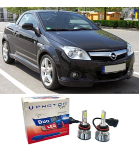 Opel Tigra Twintop Led Xenon Uzun Far Ampulü H1 Duo Yeni Seri Beyaz