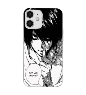 Iphone 12 Uyumlu Death Note Tasarımlı Şeffaf Telefon Kılıfı