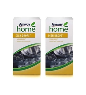 Amway Sarı Home™ Bulaşık Telleri Dısh Drops™ Scrub Buds-2 Kutu