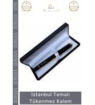 #Kalem Model 2 Hediye Ofis Okul Hatıra Prestijli Dekoratif Şık İstanbul Temalı Tükenmez Kalem