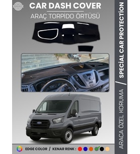 Ford TRANSİT V363 (2014-2019) ÜST 3 GÖZLÜ MODEL Torpido Örtüsü Ön Göğüs Koruma