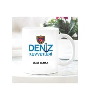 Kişiye Özel Deniz Kuvvetleri Tasarımlı Kupa 44