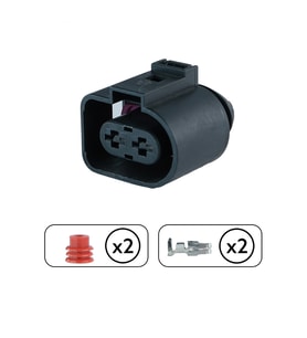 Kalorifer Fan Motor Soketi 2 Pin Kablosuz
