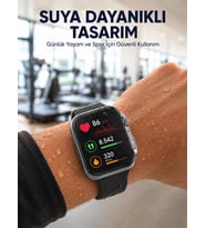 Suya Dayanıklı Akıllı Saat Günlük ve Sportif Kullanıma Uygun Yeni Nesil