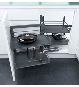 VS COR Fold Kör Köşe Sağ-Sol Antrasit Artline 900 mm