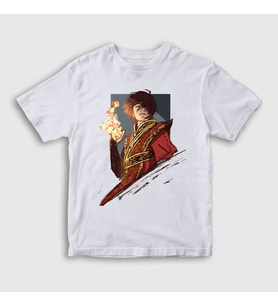 Presmono Unisex Çocuk Beyaz Zuko Anime Avatar The Last Airbender T-Shirt 262839tt