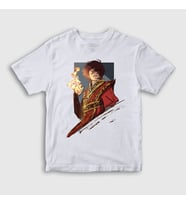 Presmono Unisex Çocuk Beyaz Zuko Anime Avatar The Last Airbender T-Shirt 262839tt