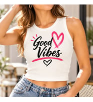 BK Gift Sıfır Kol Fitilli Crop Bluz - Esnek Likralı Günlük Crop-14